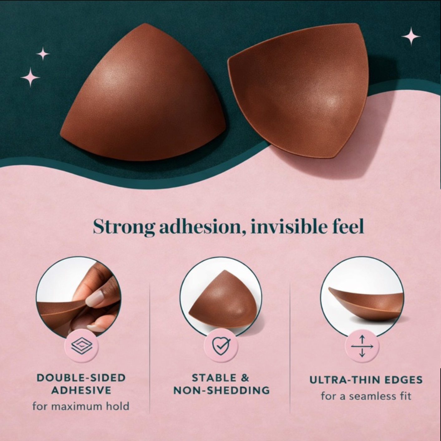Natural Lift Inserts – Mocha Brown