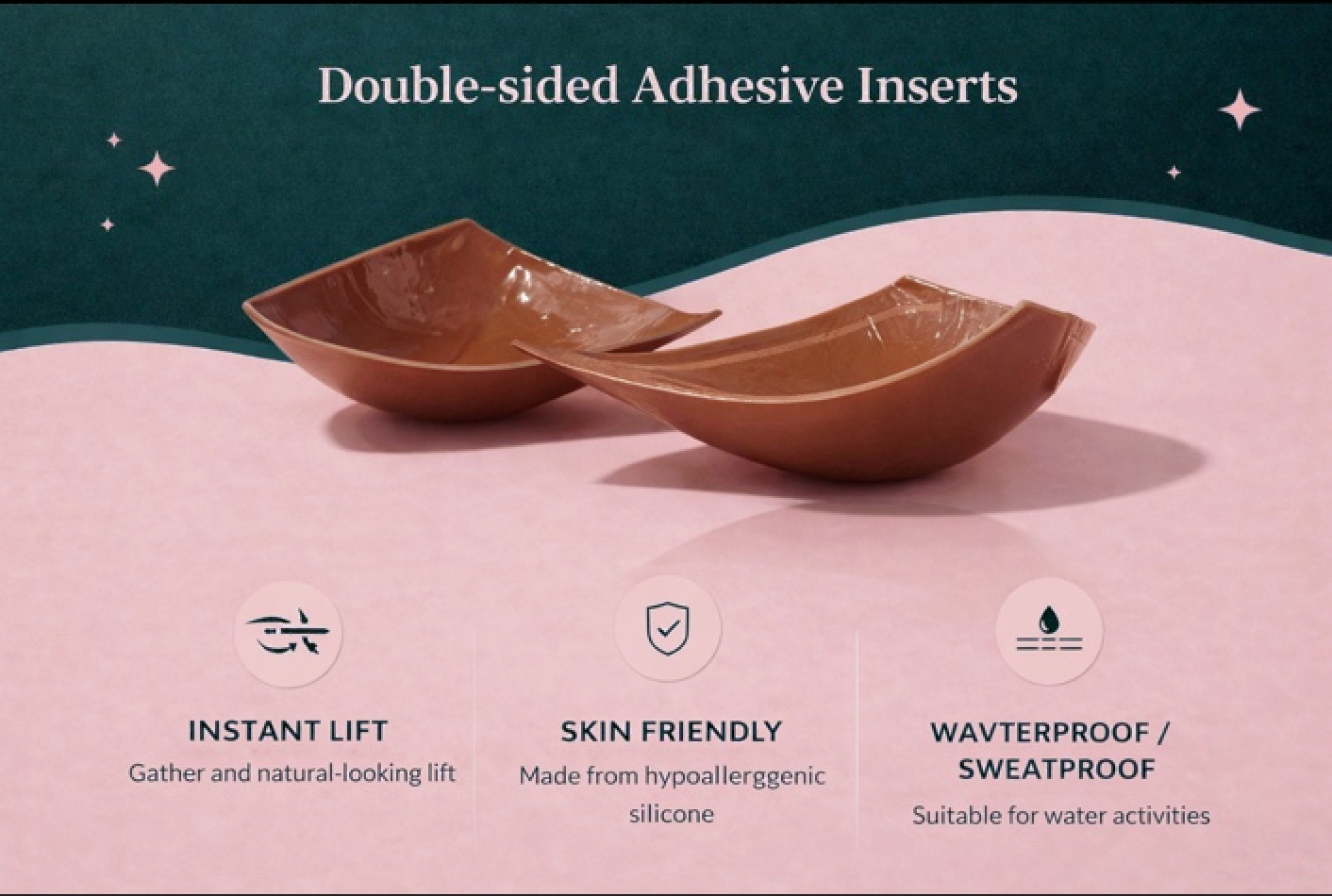 Natural Lift Inserts – Mocha Brown